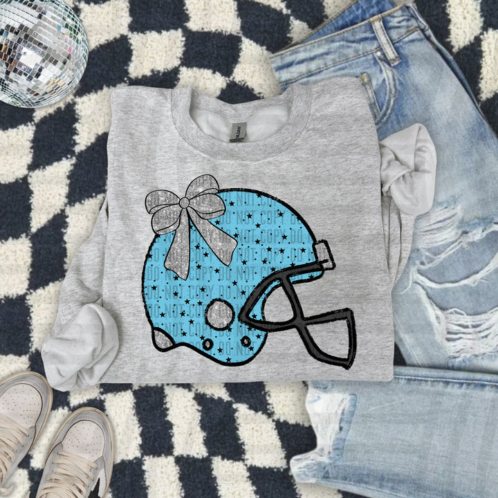 Helmet Silver Accents DTF Print