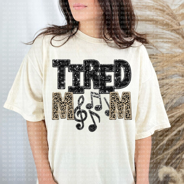 Tired Mom Sports DTF Print