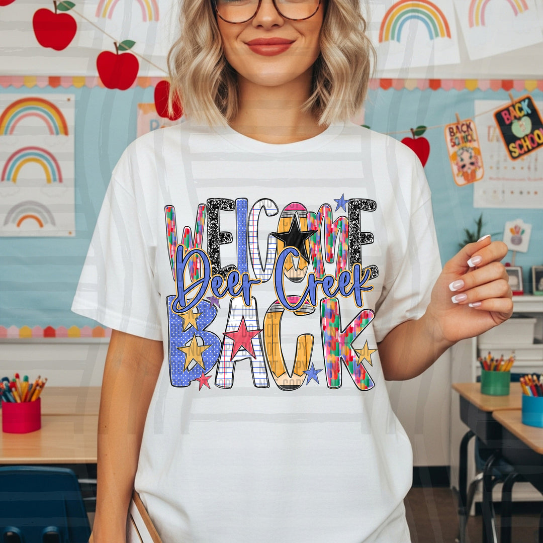 Welcome Back Mascots DTF Print