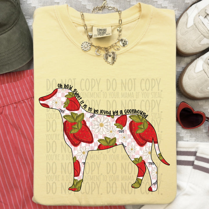 How Sweet Dog DTF Print