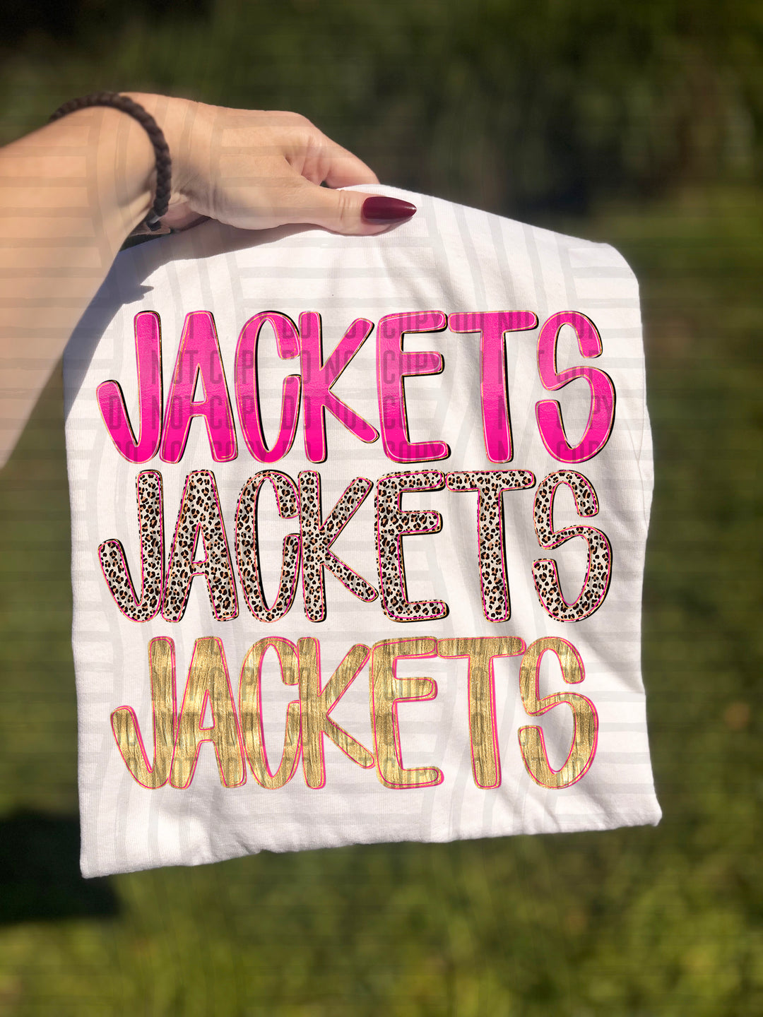 Pretty In Pink Triple Stacked DTF Print