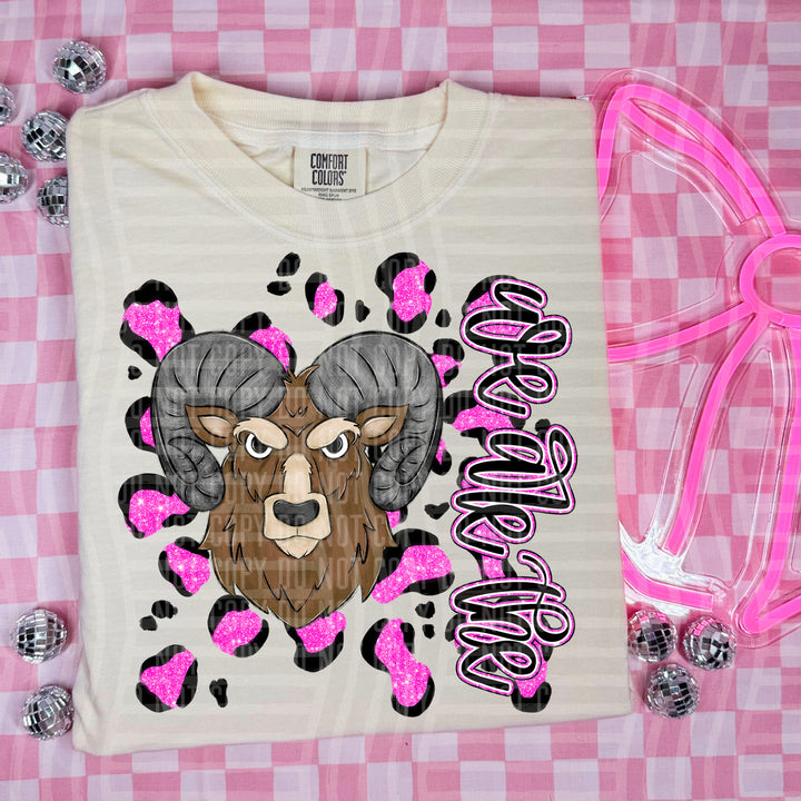 Preppy Leopard Mascot Heads DTF Print