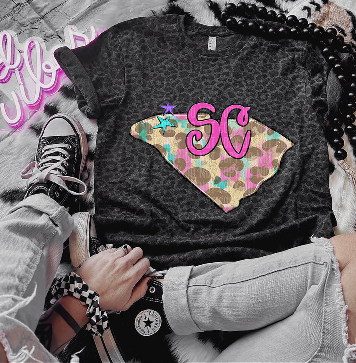 Preppy Bright States DTF Print