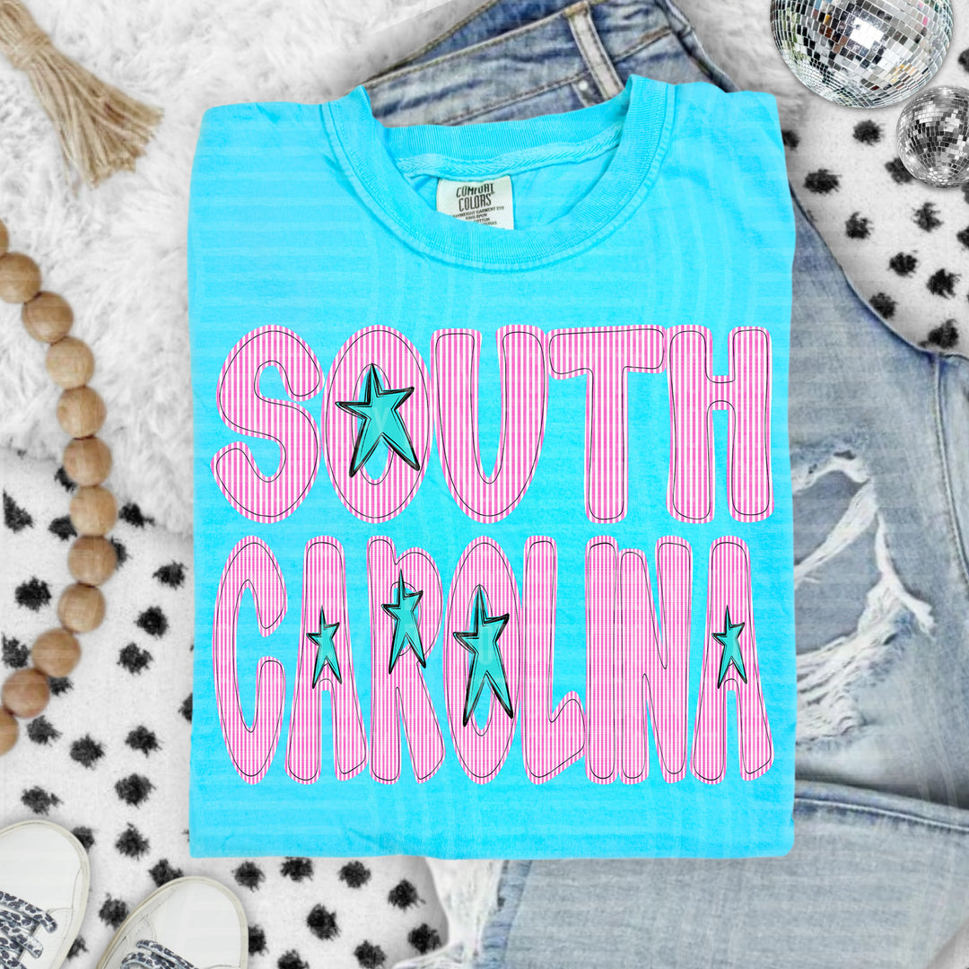 Seersucker States DTF Print