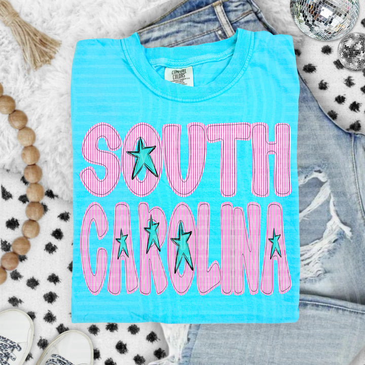 Seersucker States DTF Print