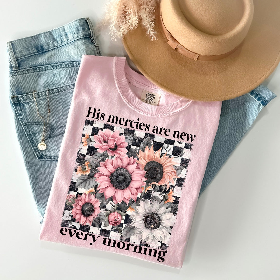 His Mercies Blossom COMFORT COLORS Tee