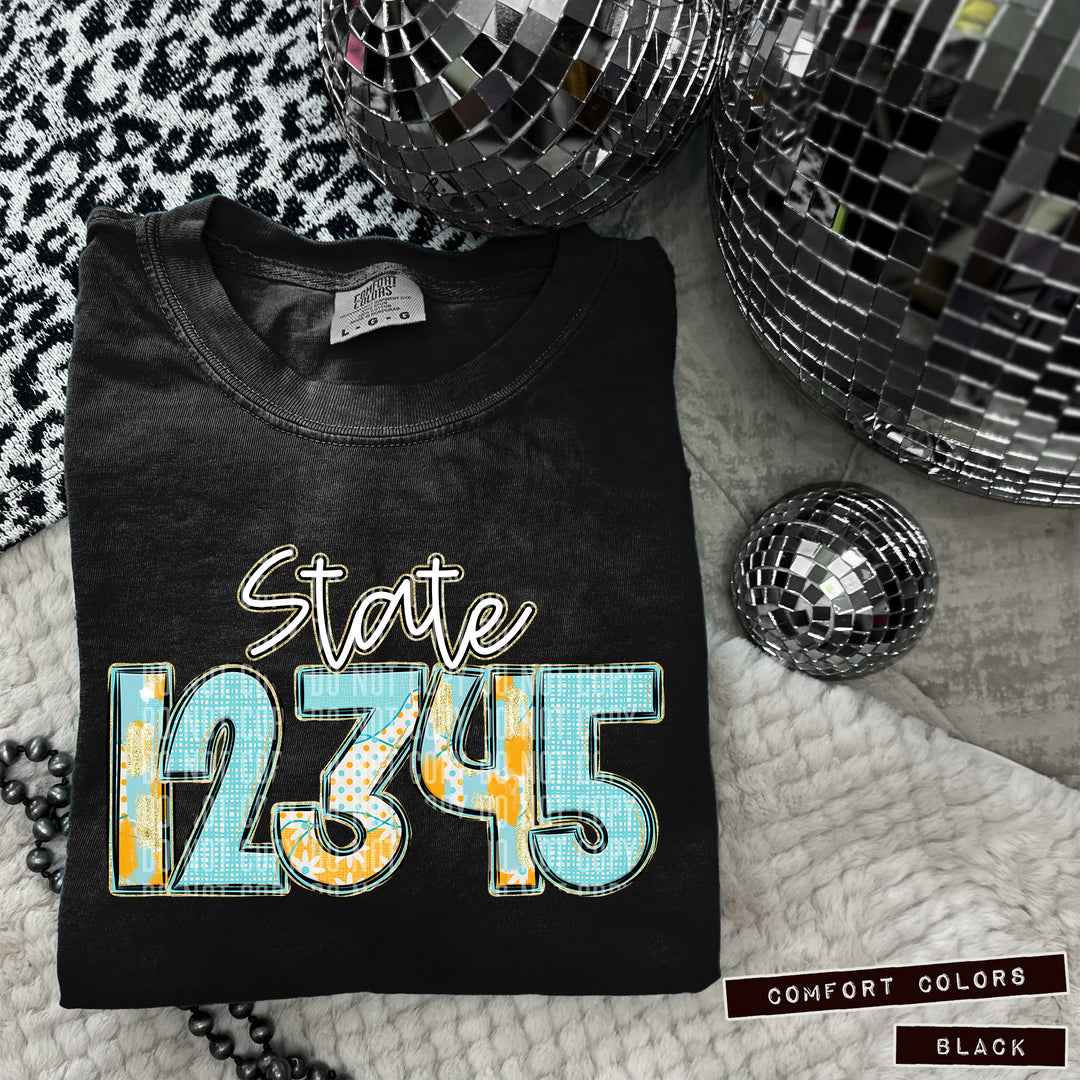 Dotted Daisy Zip Codes No Bows DTF Print