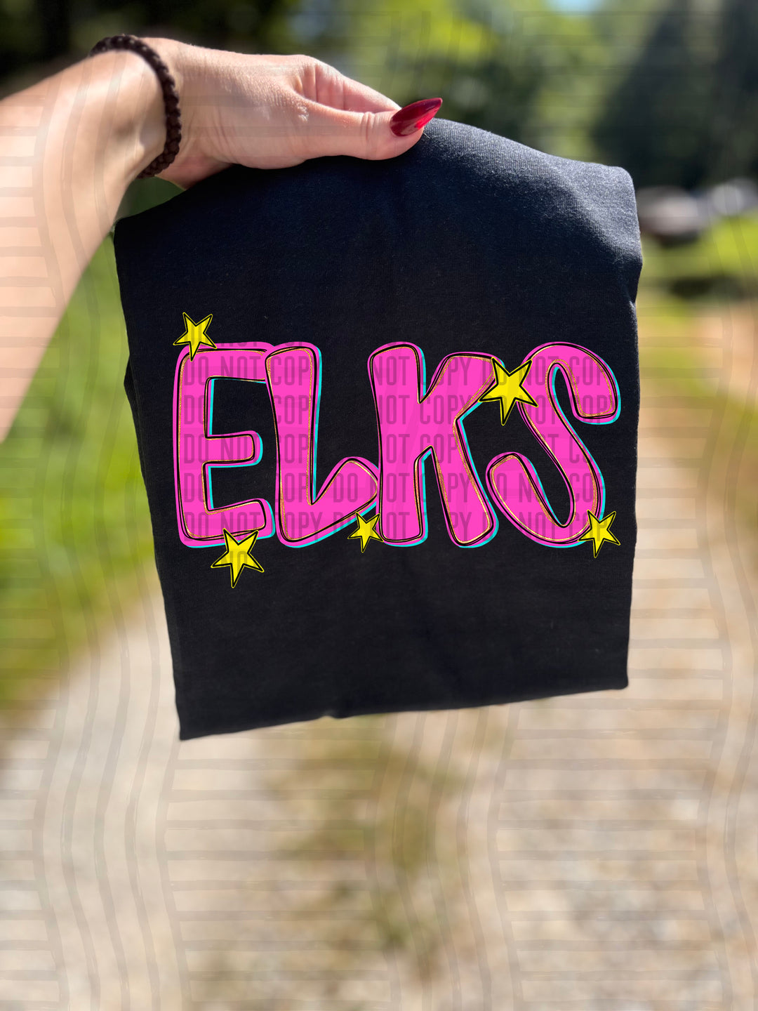 Pink Glow DTF Print