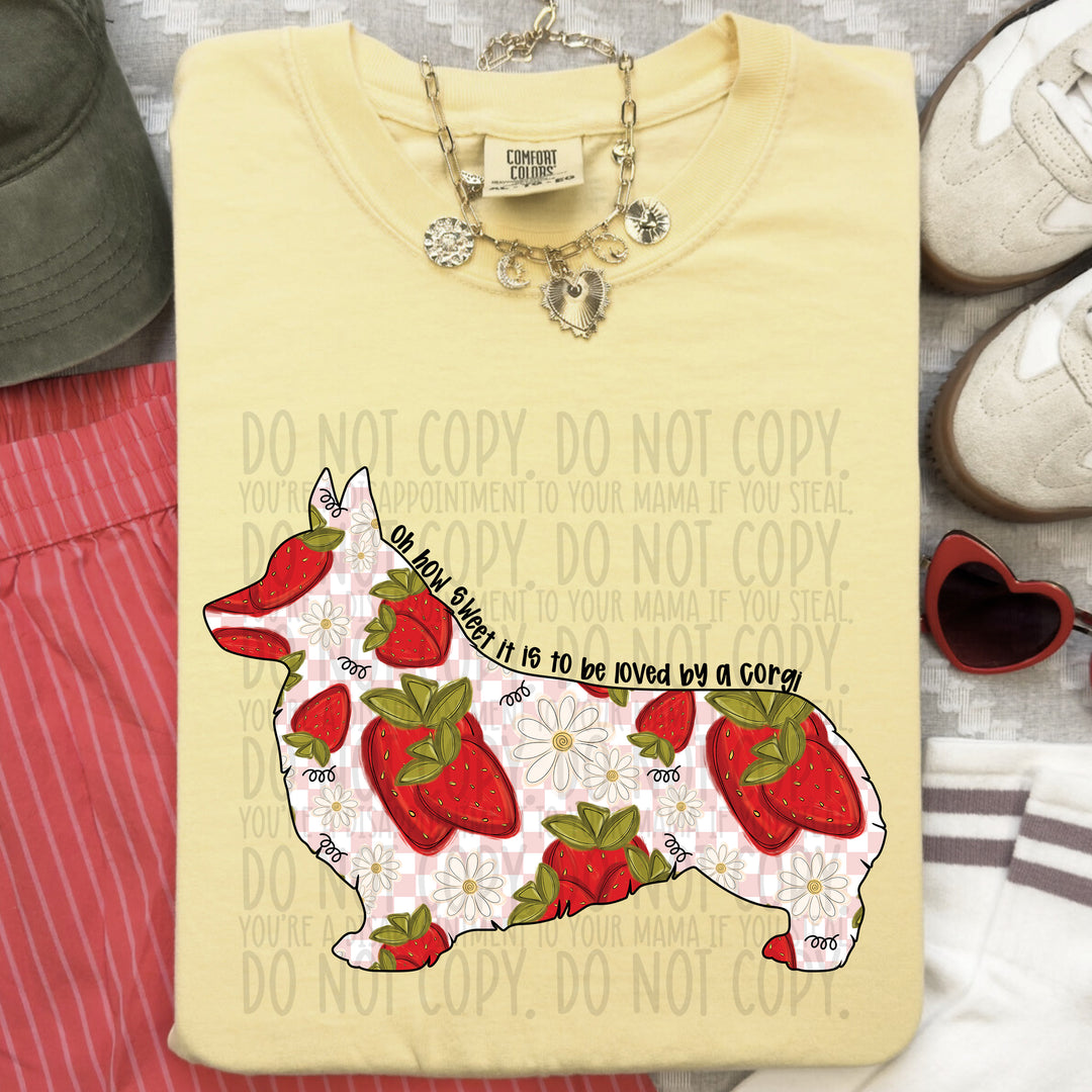 How Sweet Dog DTF Print