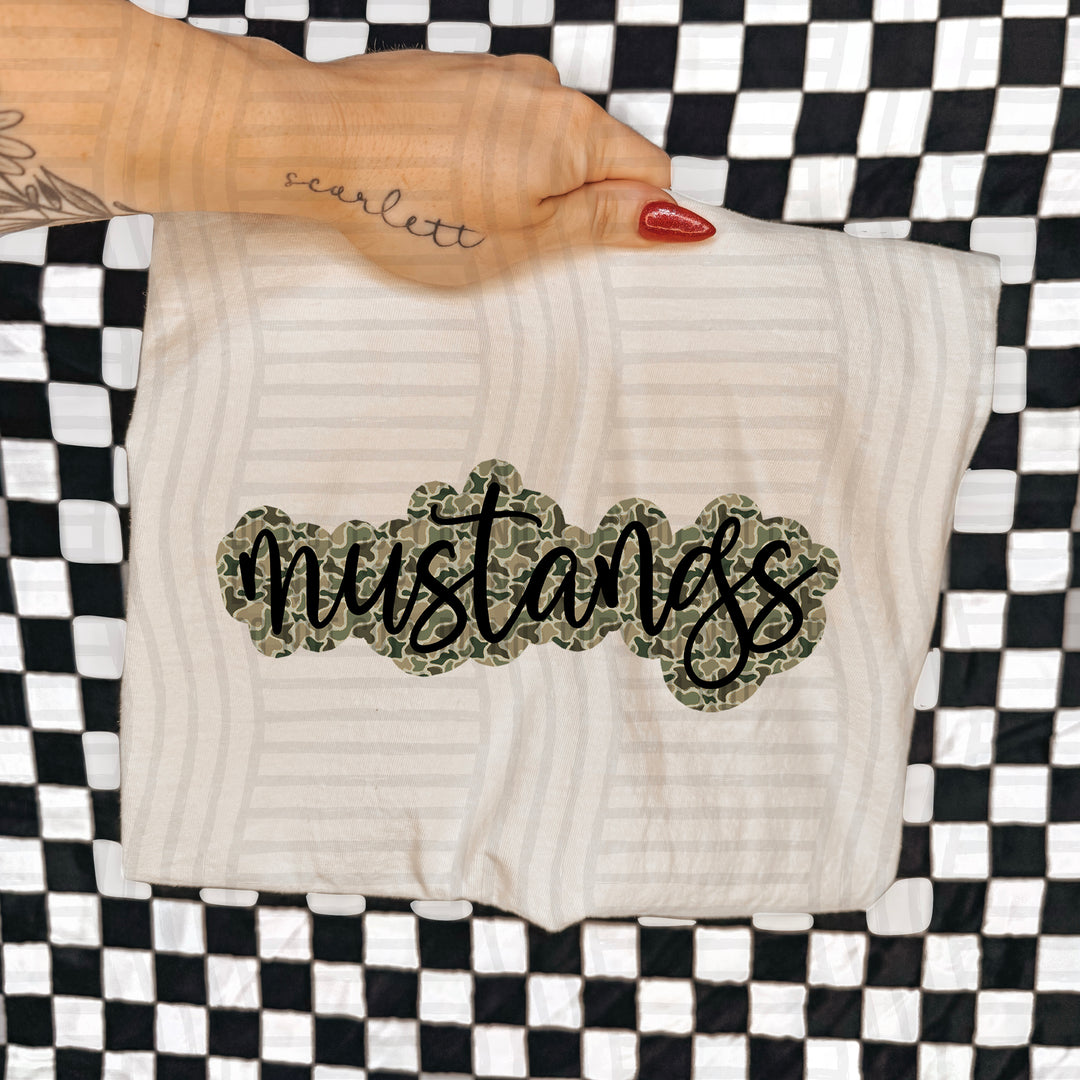 Camo Mascots DTF Print
