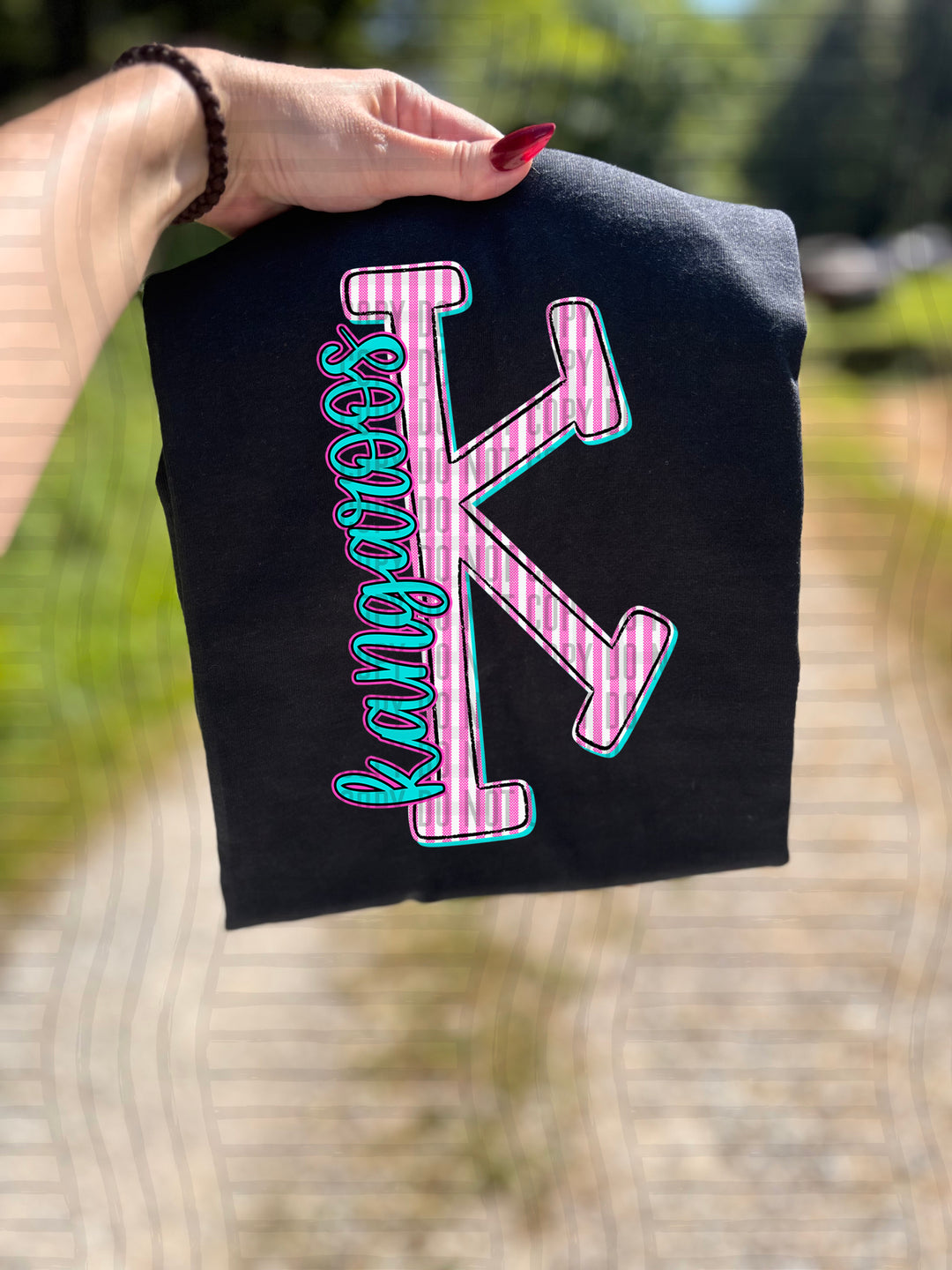 Mixy Pink Seersucker DTF Print