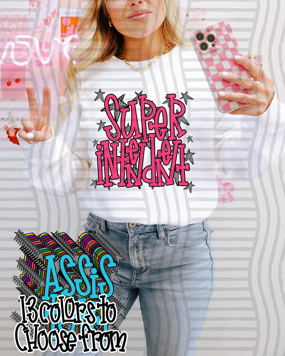 School Names Occupations Red DTF Print