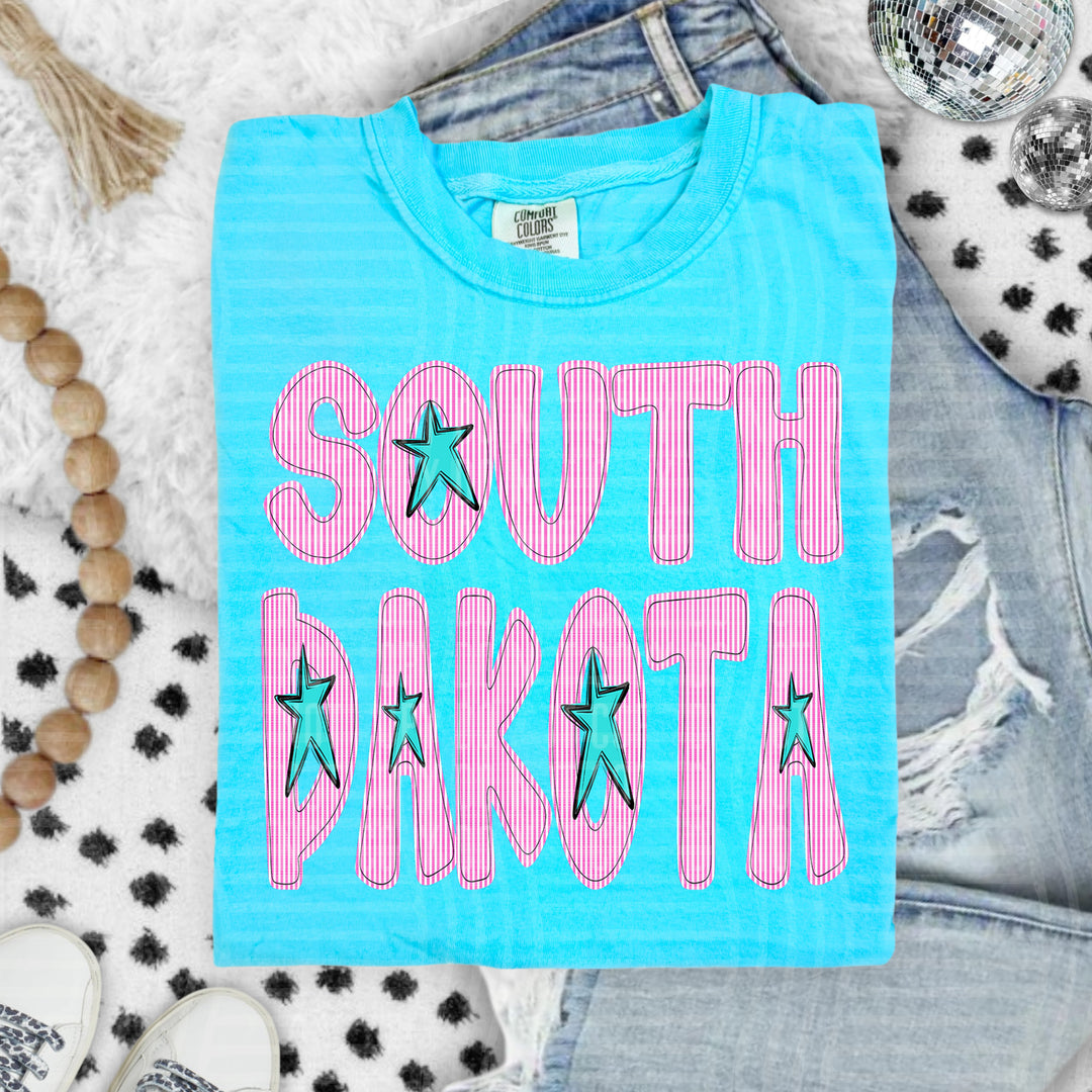 Seersucker States DTF Print