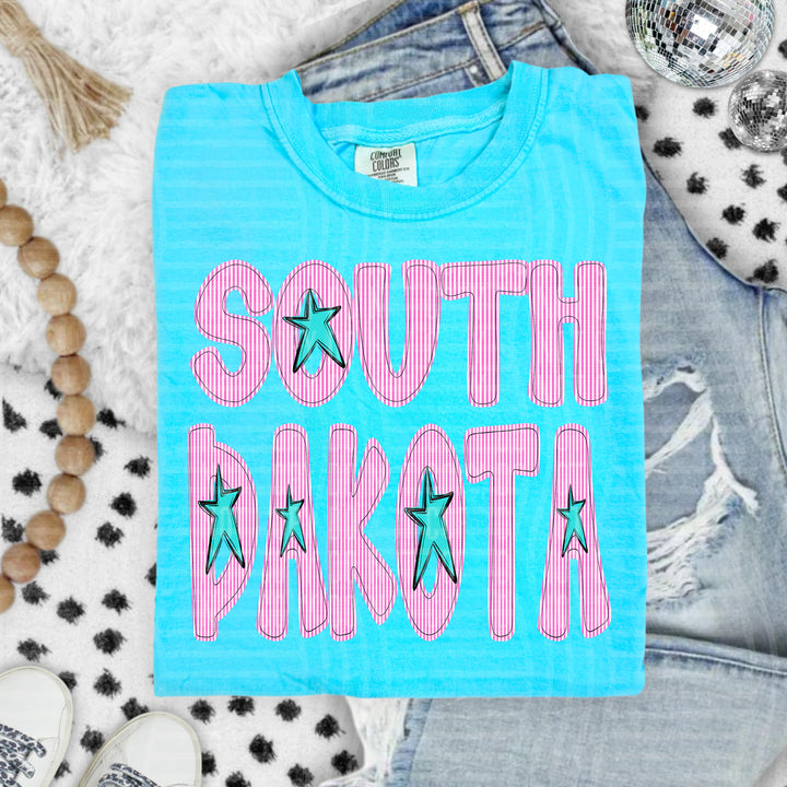 Seersucker States DTF Print