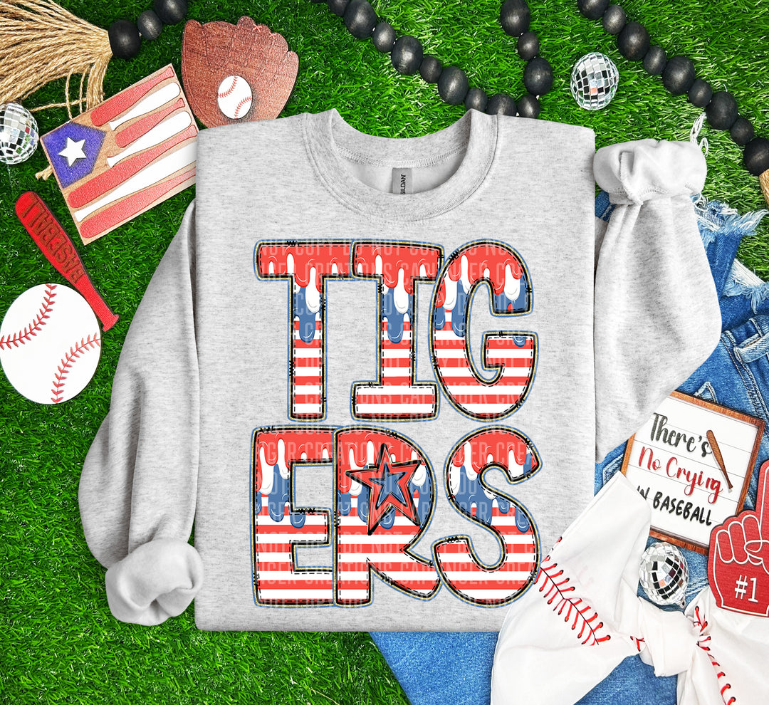 RWB Drip Mascots DTF Print
