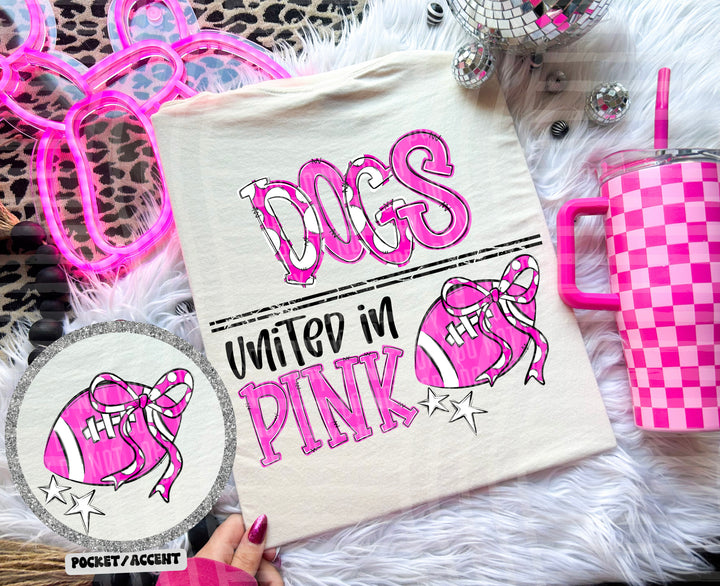 United In Pink Mascots DTF Print