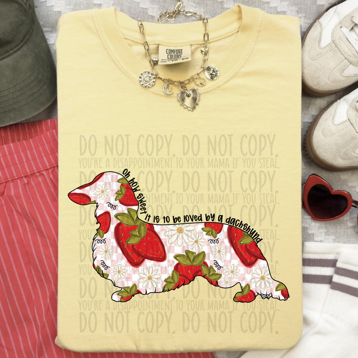 How Sweet Dog DTF Print