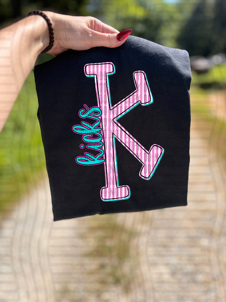 Mixy Pink Seersucker DTF Print