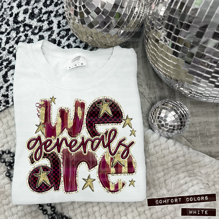 Maroon We Are DTF Print