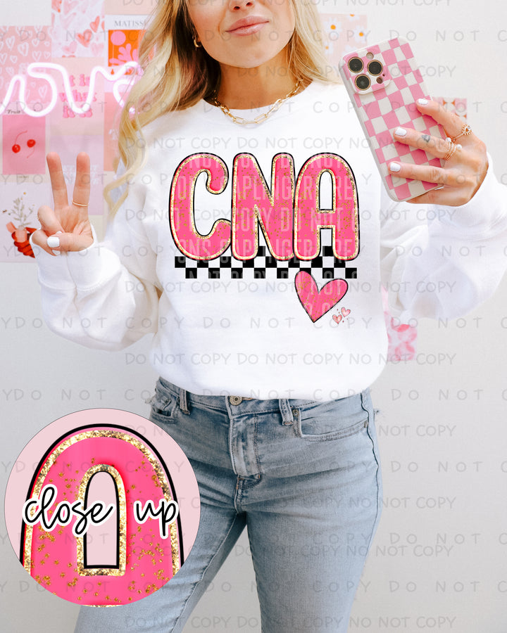 Sweet Pink Names DTF Print