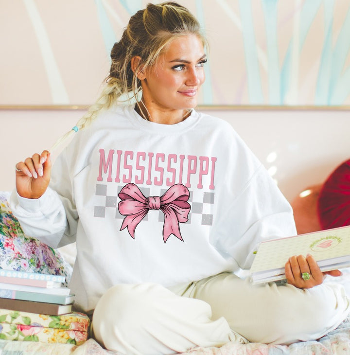 Preppy Coquette State DTF Print