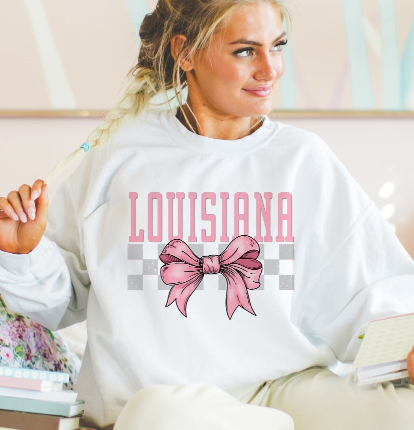 Preppy Coquette State DTF Print