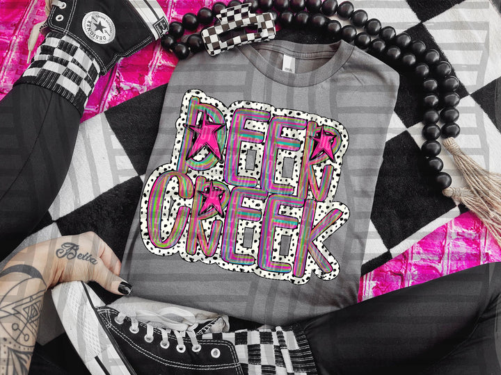 Brushstroke Dots DTF Print