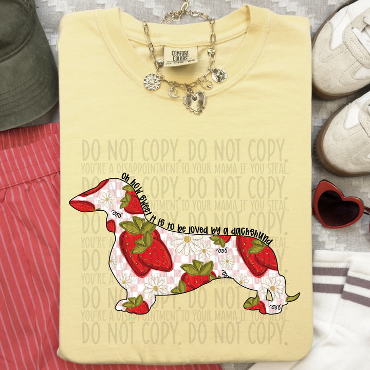 How Sweet Dog DTF Print