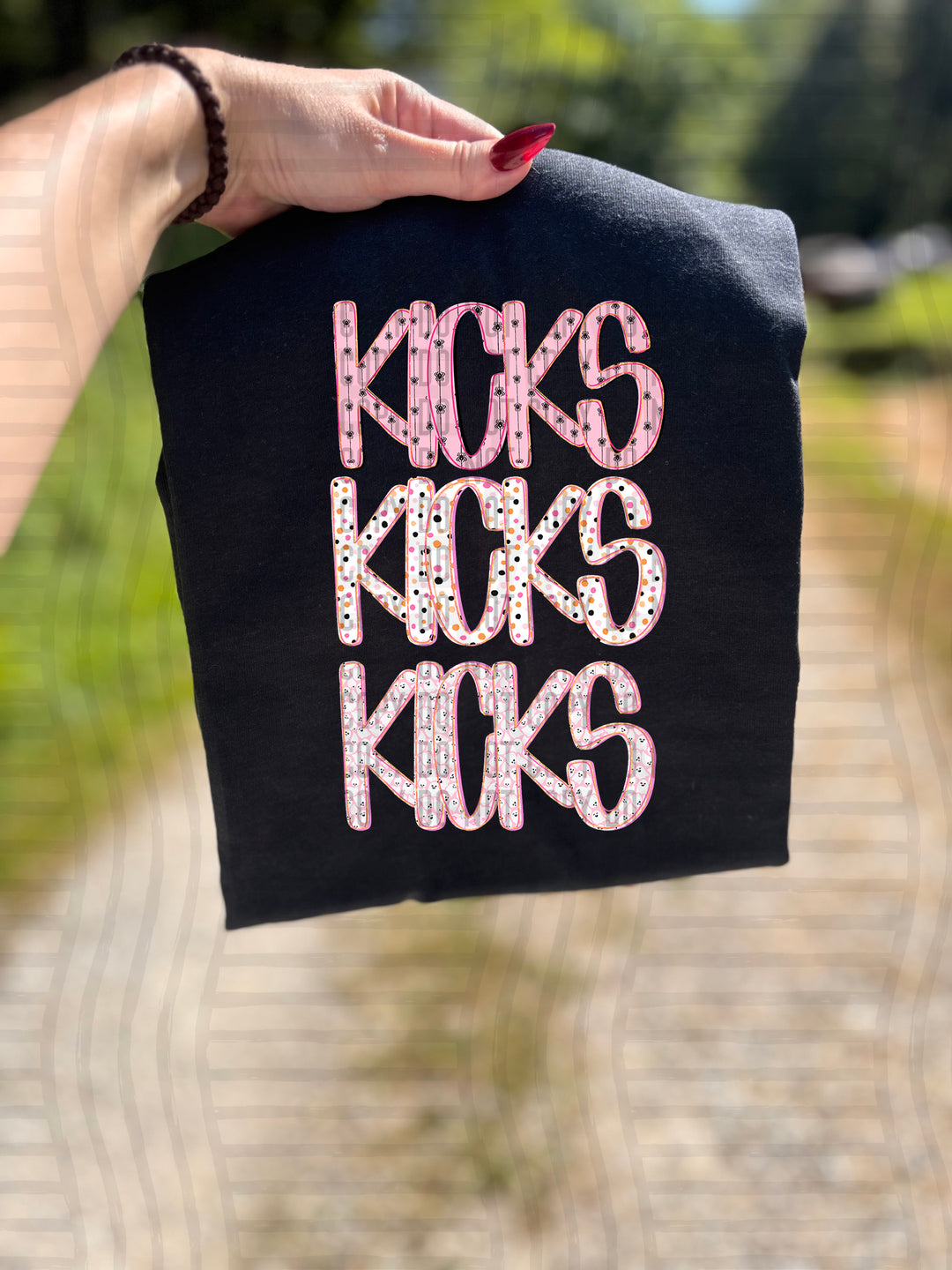 Girly Spooky Triple Stacked DTF Print