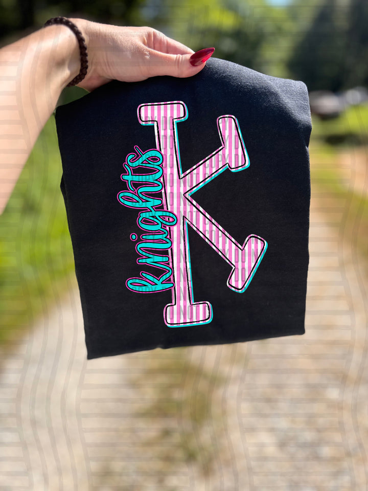 Mixy Pink Seersucker DTF Print