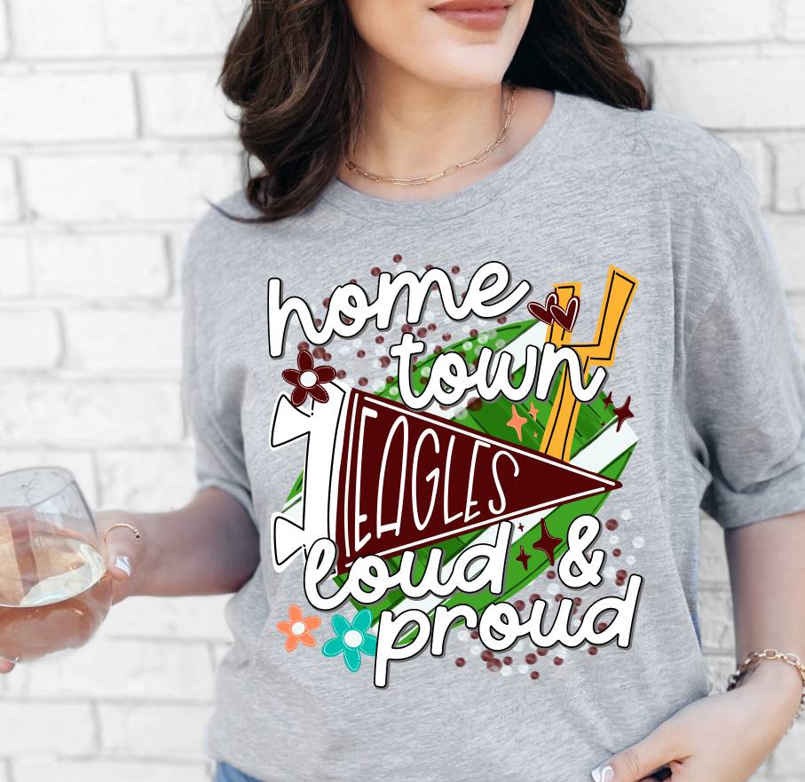 Home Town Loud & Proud Design Mockup Fee ONLY - No Prints - No Digitals