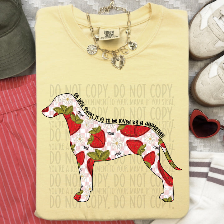 How Sweet Dog DTF Print