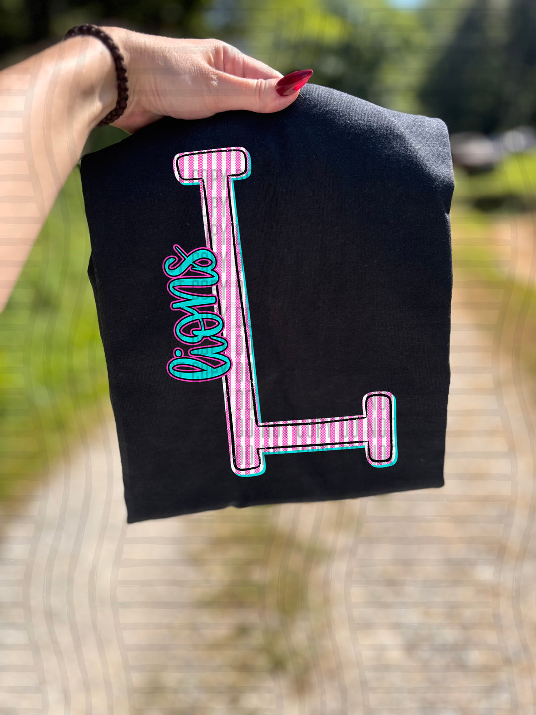 Mixy Pink Seersucker DTF Print