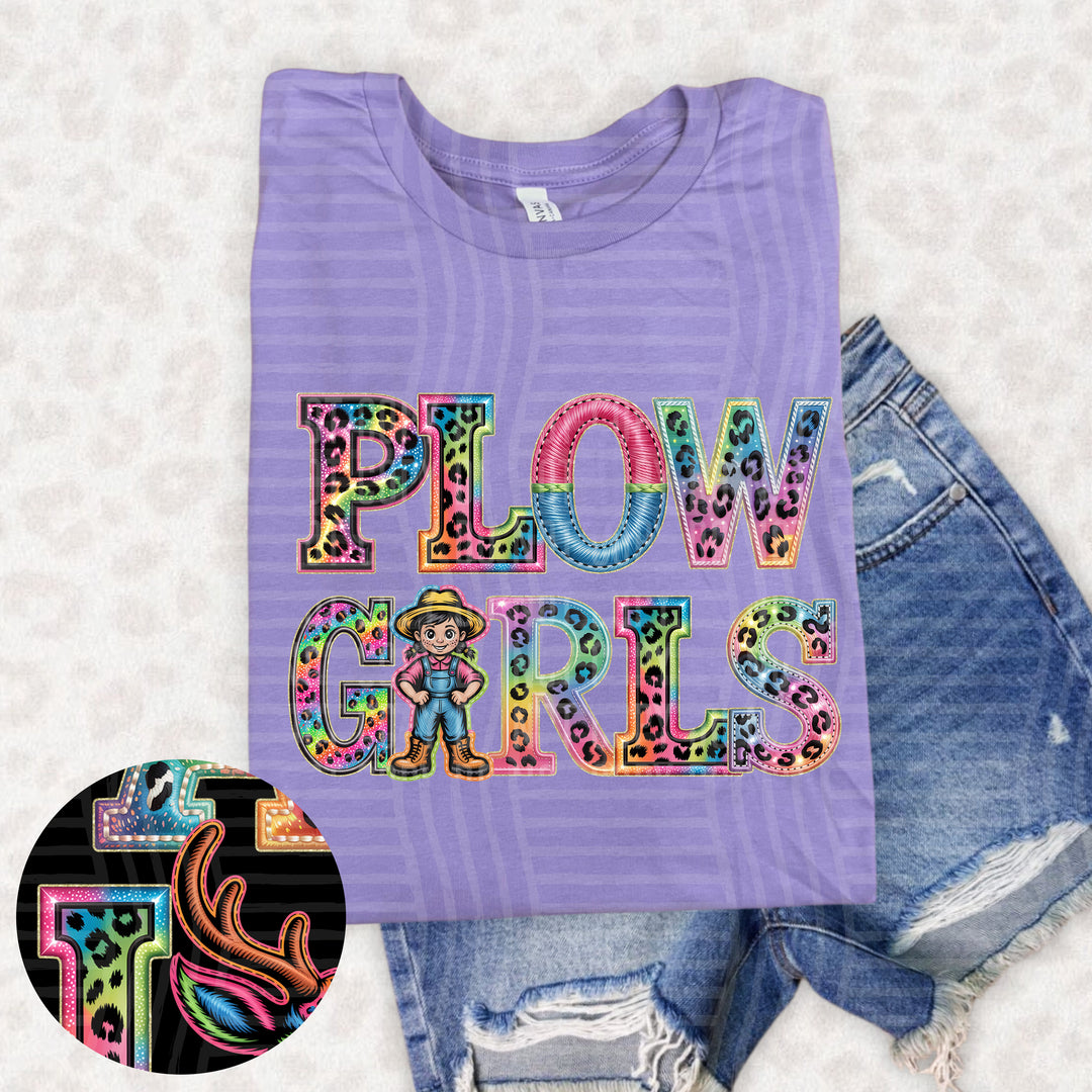 Rainbow Mascot Heads Stacked DTF Print