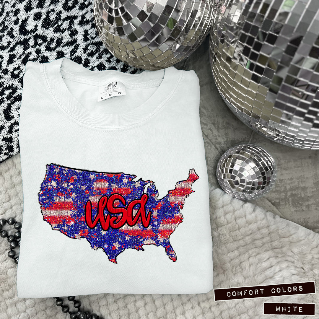 RWB States DTF Print