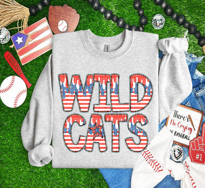 RWB Drip Mascots DTF Print