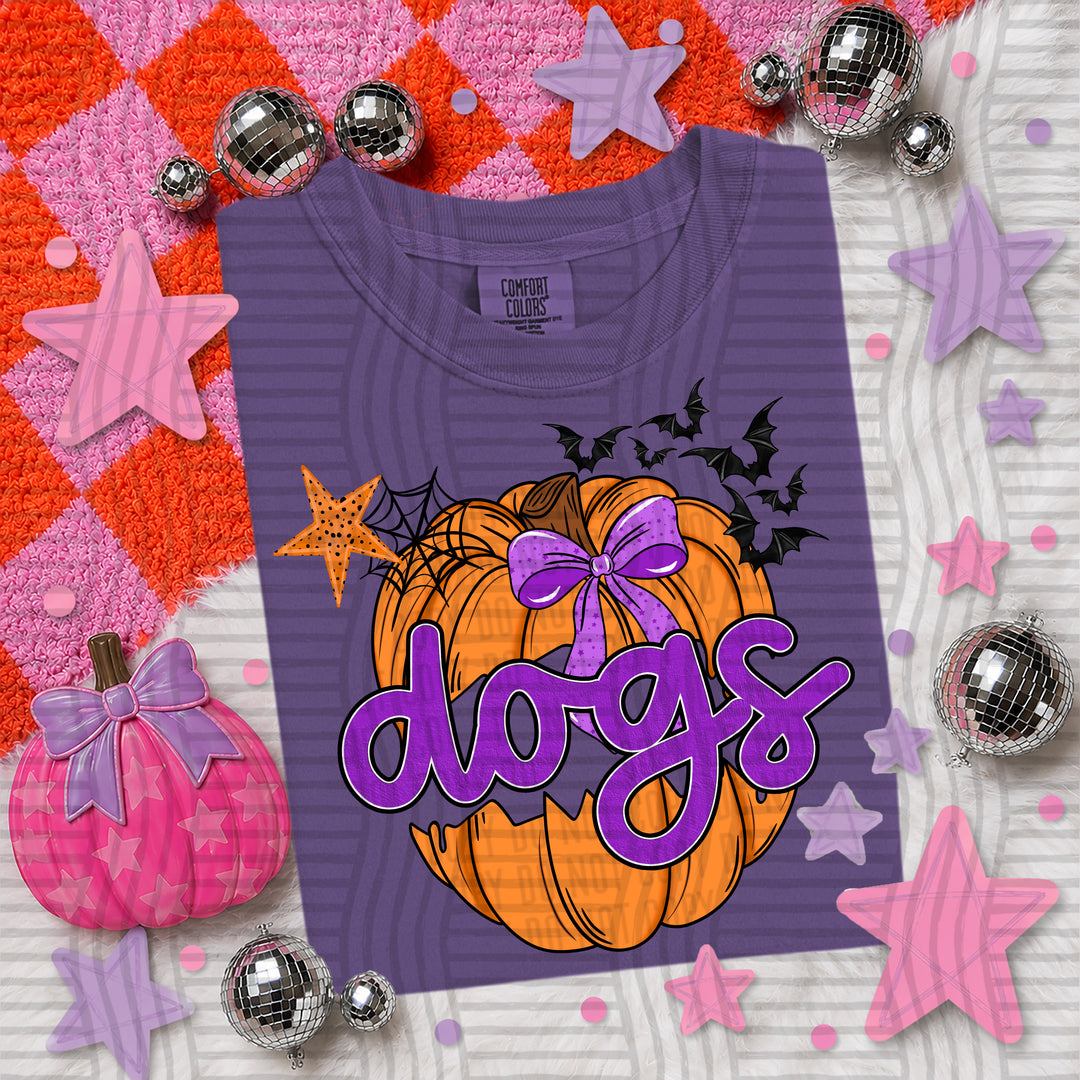 Pumpkin Pop Girly Mascots DTF Print