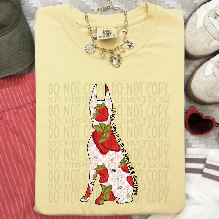 How Sweet Dog DTF Print