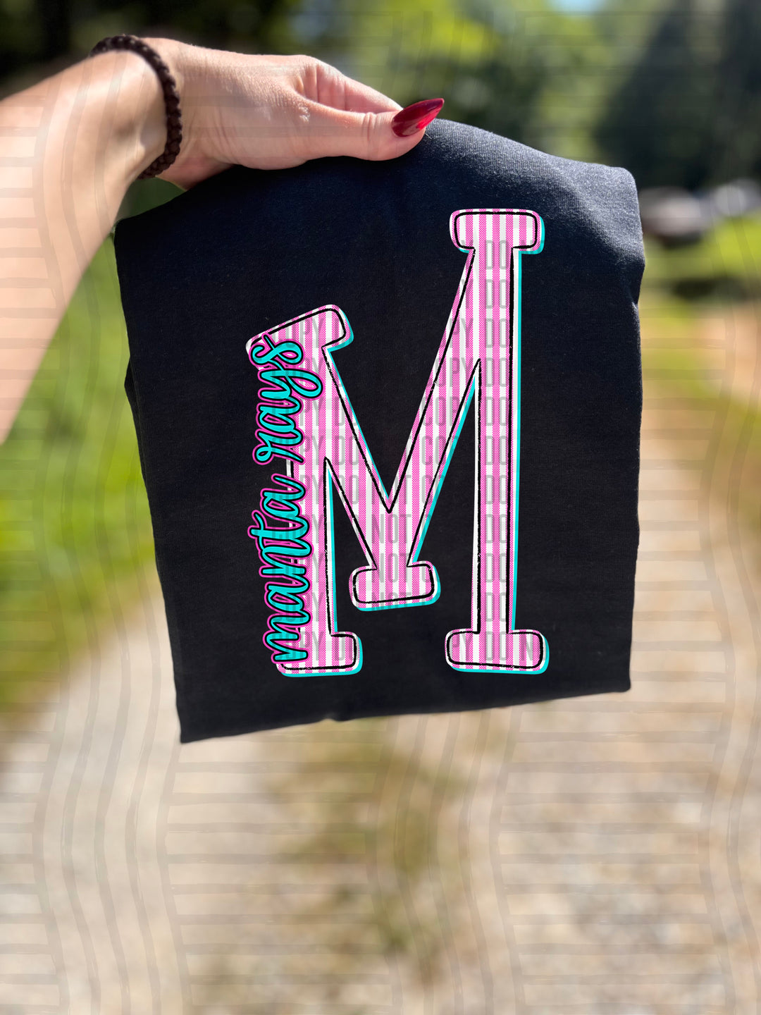 Mixy Pink Seersucker DTF Print