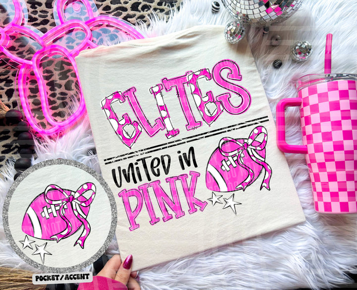 United In Pink Mascots DTF Print