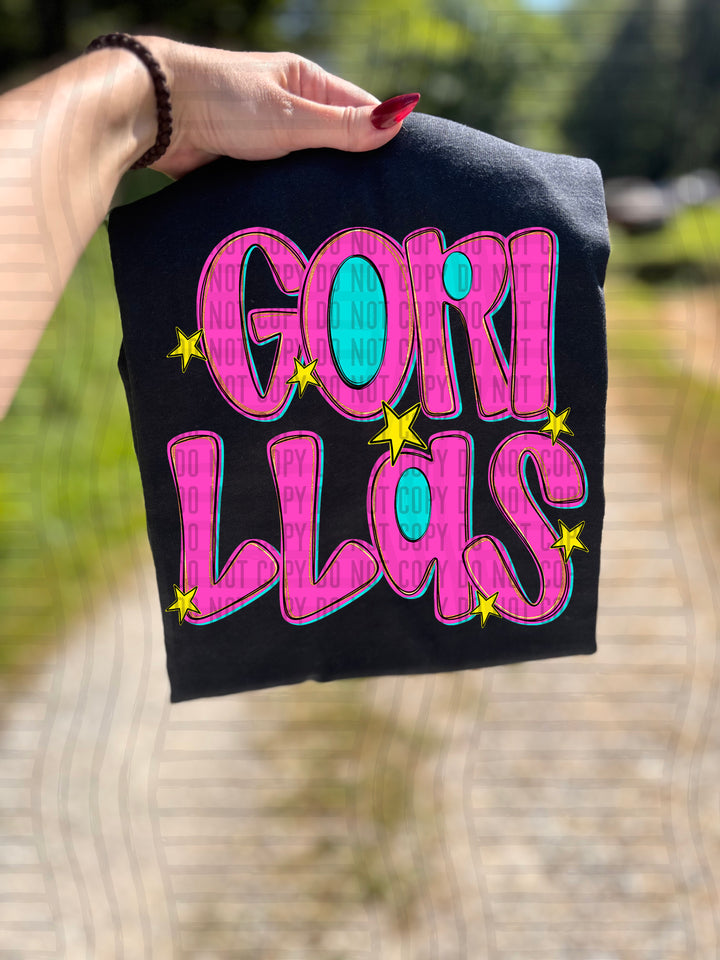 Pink Glow DTF Print