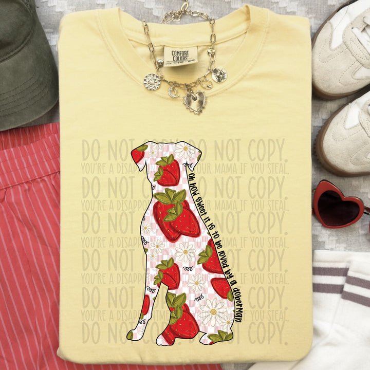 How Sweet Dog DTF Print