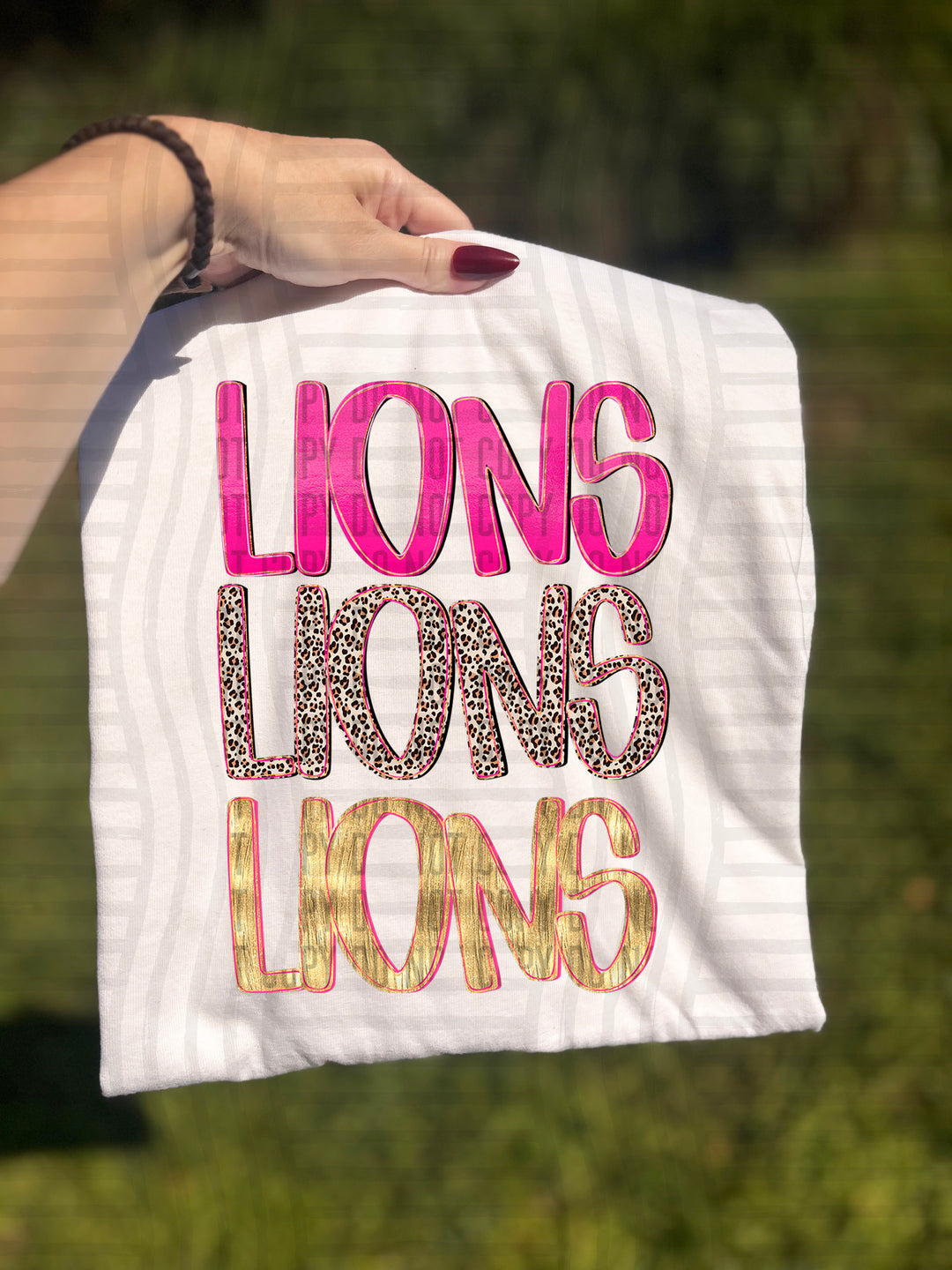 Pretty In Pink Triple Stacked DTF Print