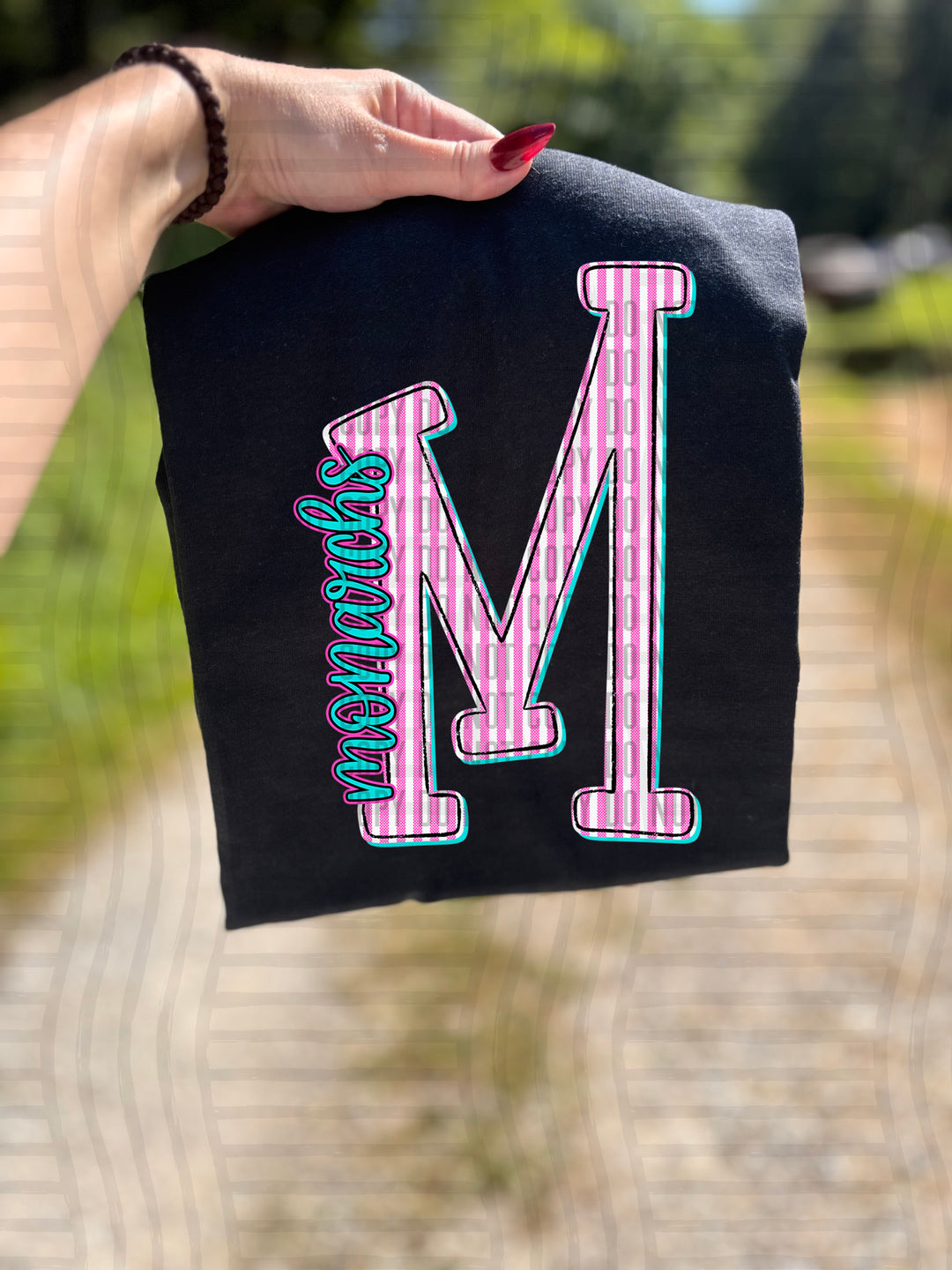 Mixy Pink Seersucker DTF Print