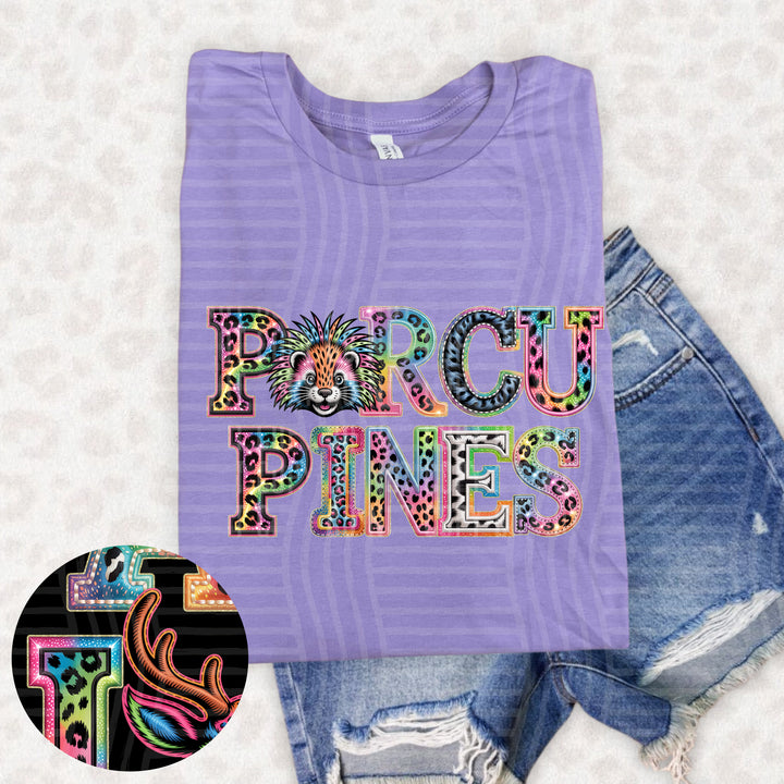 Rainbow Mascot Heads Stacked DTF Print