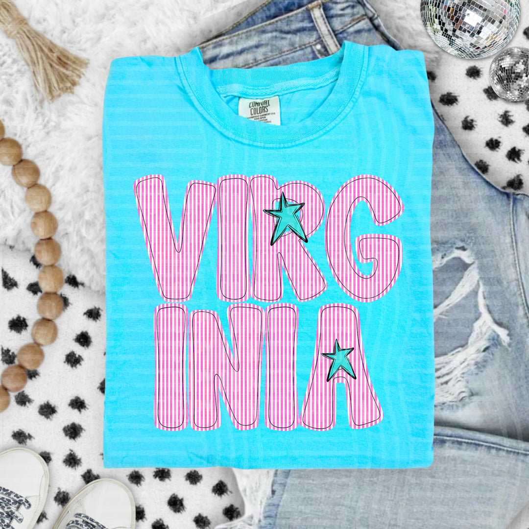 Seersucker States DTF Print