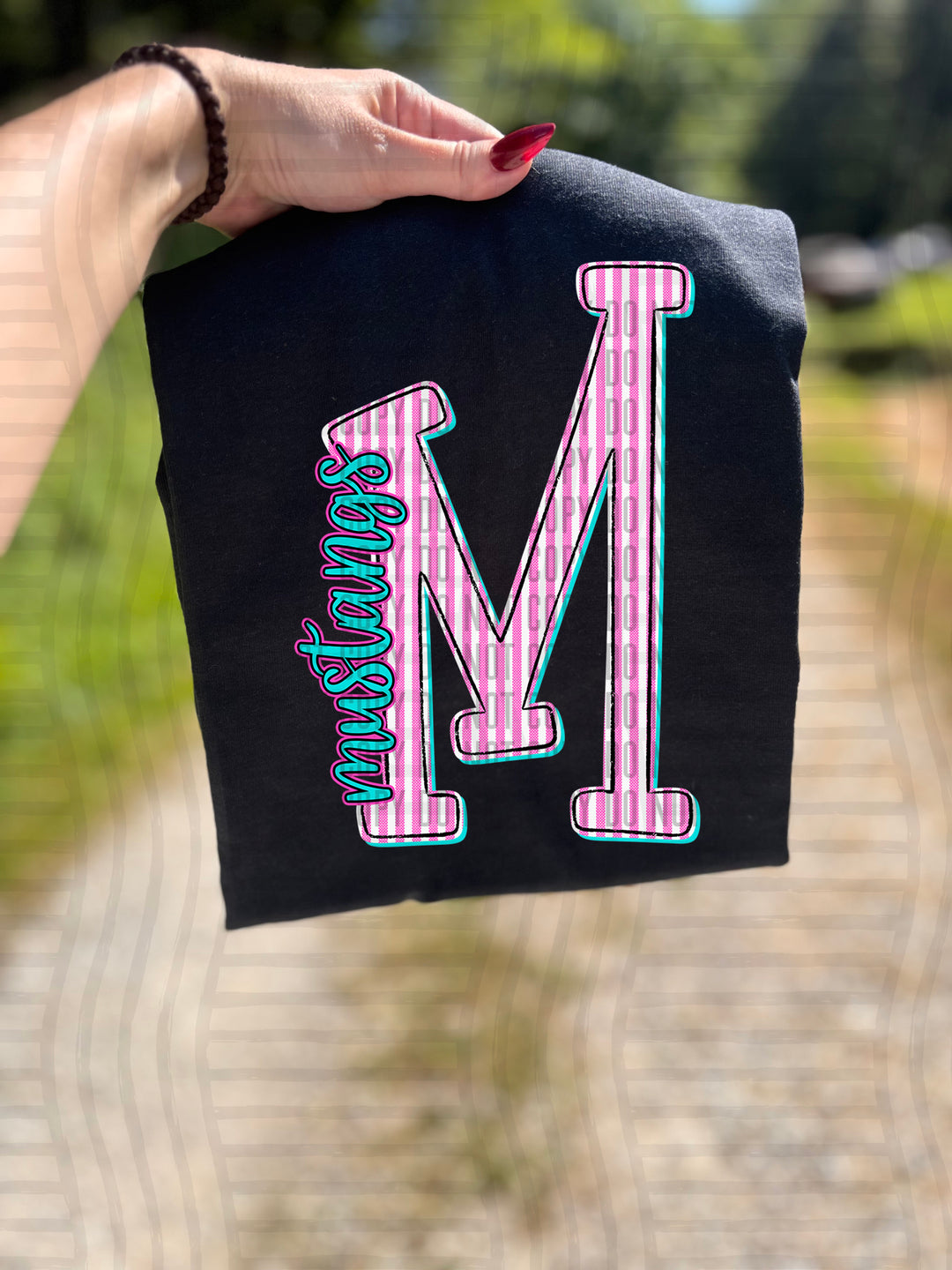 Mixy Pink Seersucker DTF Print