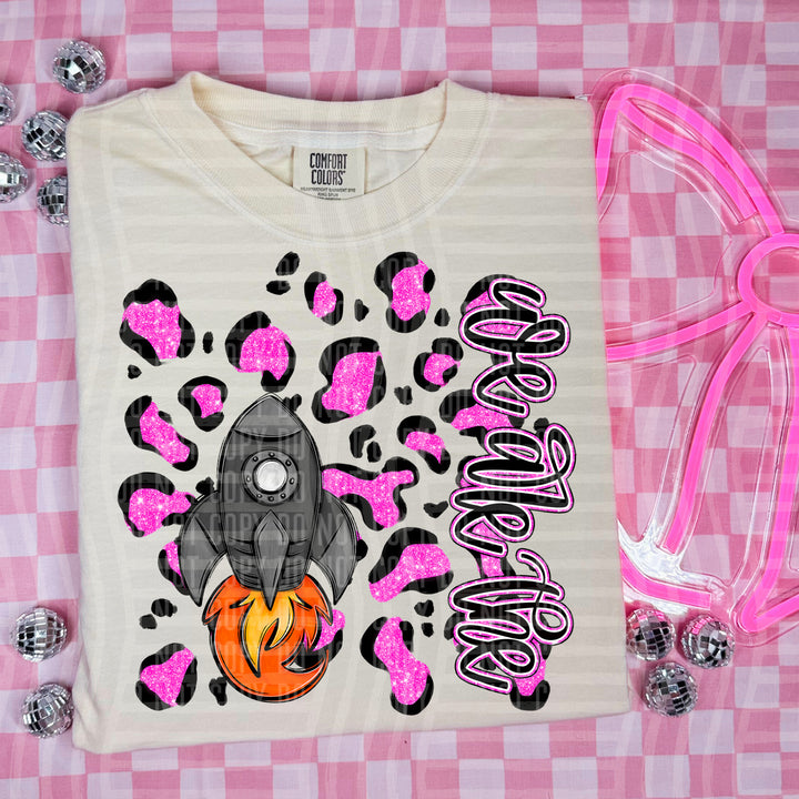 Preppy Leopard Mascot Heads DTF Print