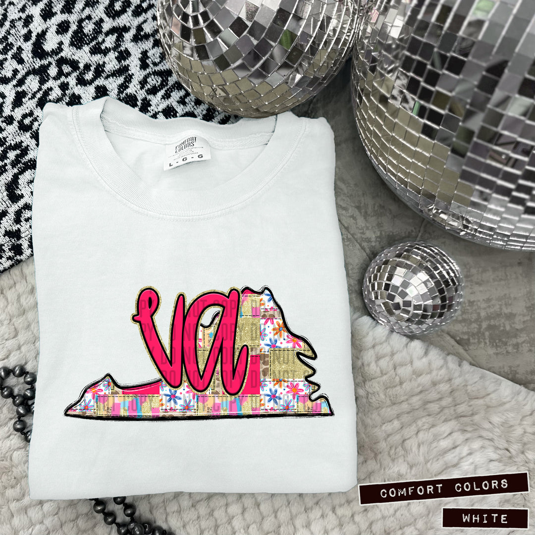 Patches States DTF Print