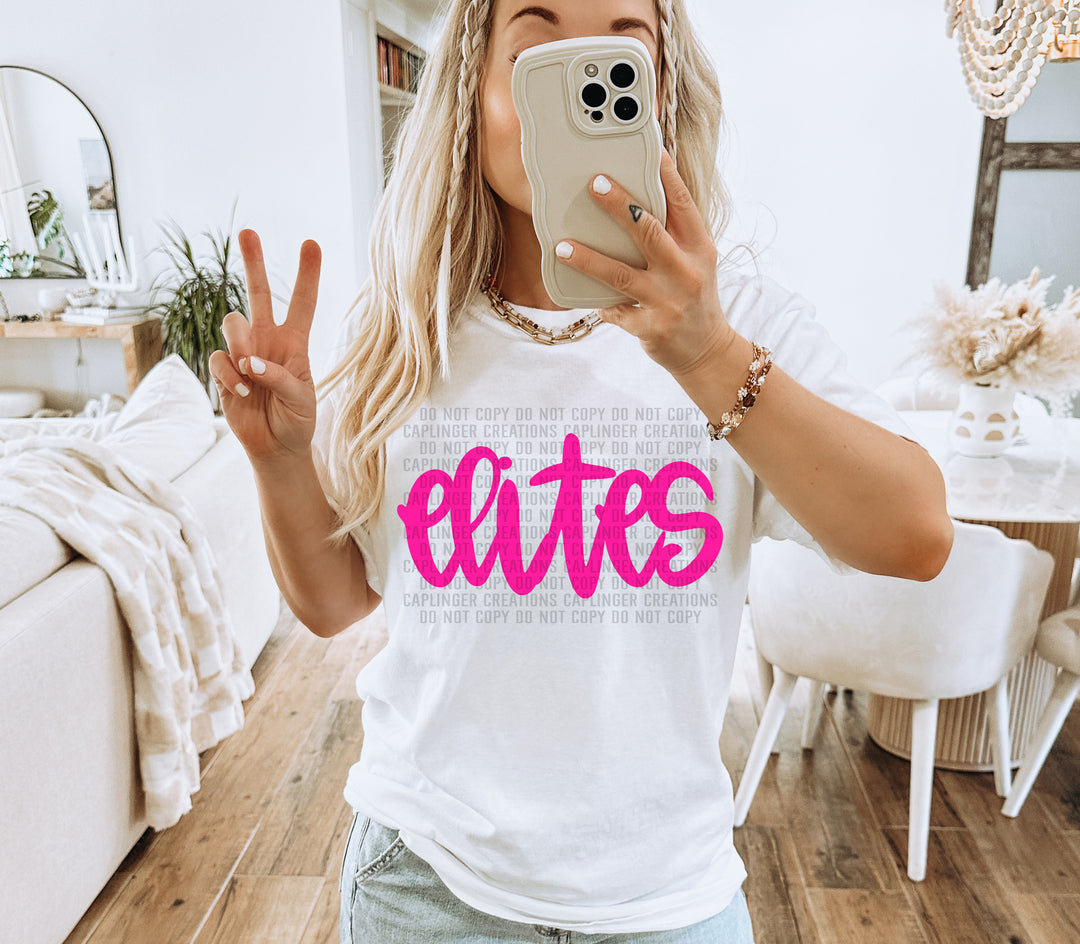 Hand Lettering Mascots DTF Print
